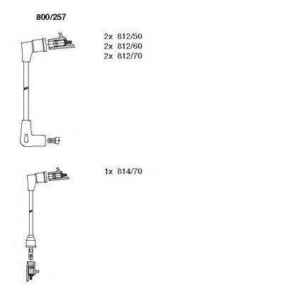 Комплект проводов зажигания BREMI 800/257