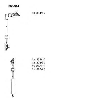 Комплект проводов зажигания BREMI 300914