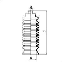 Пыльник, рулевое управление EKG 983739