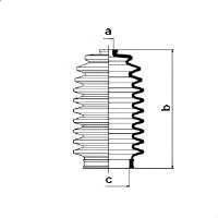 Пыльник, рулевое управление EKG 983830