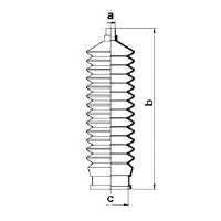 Пыльник, рулевое управление EKG 983888