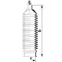 Пыльник, рулевое управление EKG 984029