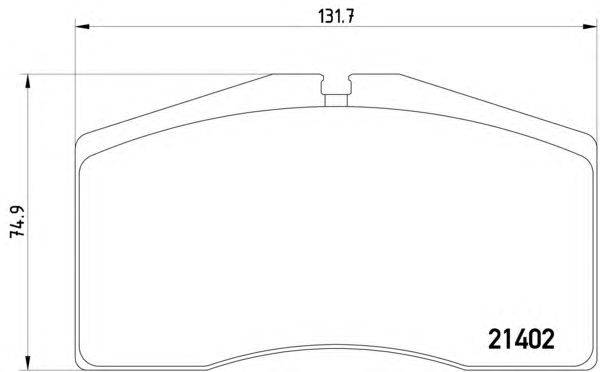 Комплект тормозных колодок, дисковый тормоз HELLA 8DB355018301