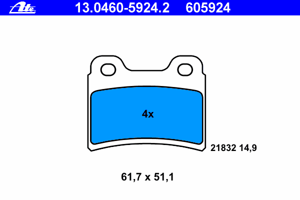 Комплект тормозных колодок, дисковый тормоз KIA 0K20H-33-23Z