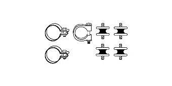 Монтажный комплект, система выпуска WALKER 01543