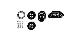 Монтажный комплект, система выпуска HJS 82 32 3558