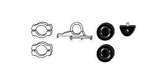 Монтажный комплект, система выпуска HJS 82346509
