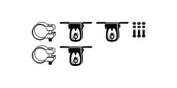 Монтажный комплект, система выпуска HJS 82 11 4501