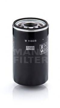 Фильтр, Гидравлическая система привода рабочего оборудования MANN-FILTER W 1160/6