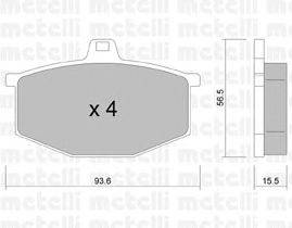 Комплект тормозных колодок, дисковый тормоз DEX 20140