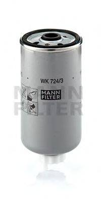 Топливный фильтр MANN-FILTER WK 724/3