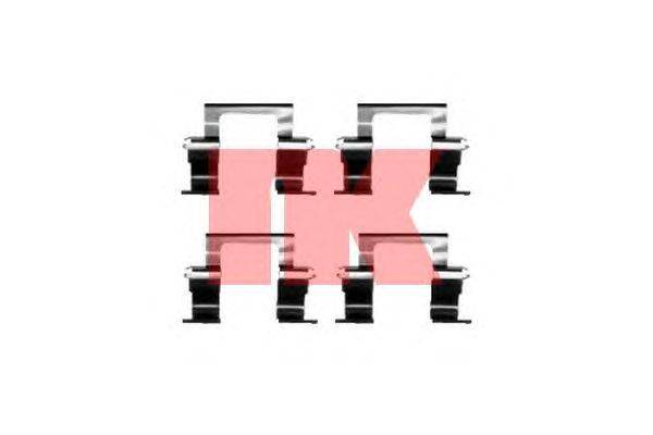 Комплектующие, колодки дискового тормоза NK 7936274