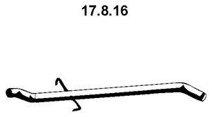 Труба выхлопного газа EBERSPÄCHER 17.8.16