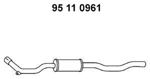 Предглушитель выхлопных газов EBERSPÄCHER 95 11 0961