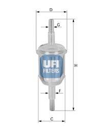 Топливный фильтр UFI 31.012.00