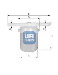 Топливный фильтр UFI 3100500