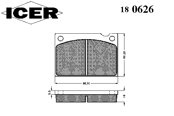 Комплект тормозных колодок, дисковый тормоз REMSA 204230