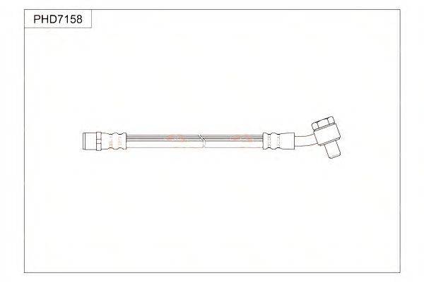 Тормозной шланг TRW PHD7158