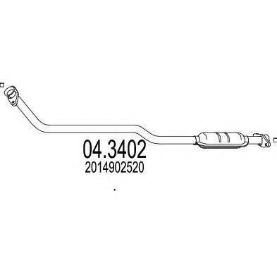 Катализатор MTS 043402