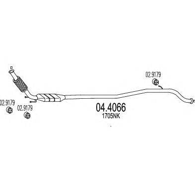 Катализатор MTS 04.4066