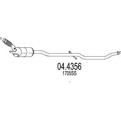 Катализатор MTS 04.4356