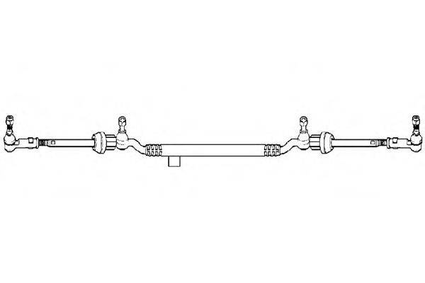 Поперечная рулевая тяга OCAP 0502026