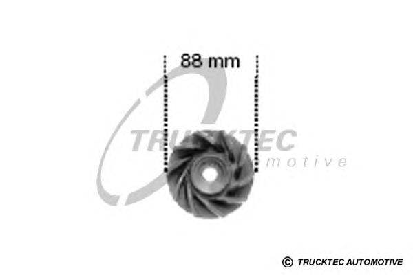 Крыльчатка, водяной насос TRUCKTEC AUTOMOTIVE 01.19.006