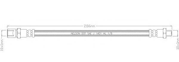 Тормозной шланг SPIDAN 340519