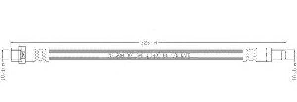 Тормозной шланг REMKAFLEX 4203