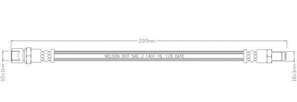 Тормозной шланг REMKAFLEX 5395