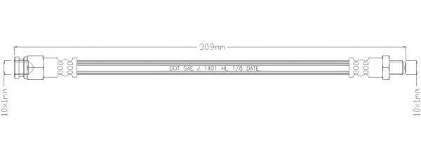 Тормозной шланг REMKAFLEX 5760