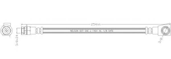 Тормозной шланг REMKAFLEX 6302