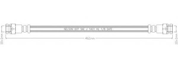 Тормозной шланг REMKAFLEX 6750