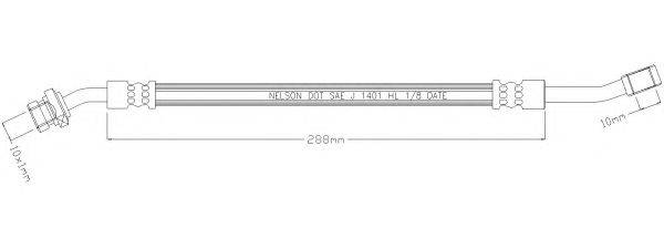 Тормозной шланг REMKAFLEX 6815