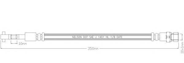 Тормозной шланг REMKAFLEX 6904