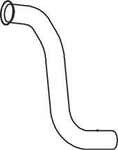 Труба выхлопного газа DINEX 54276