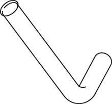 Труба выхлопного газа DINEX 19115