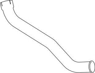 Труба выхлопного газа DINEX 52684