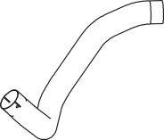 Труба выхлопного газа DINEX 53297