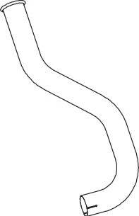 Труба выхлопного газа DINEX 53649