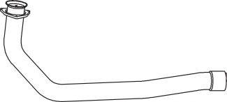 Труба выхлопного газа DINEX 64183