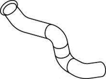 Труба выхлопного газа DINEX 24233