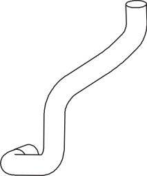 Труба выхлопного газа DINEX 70648