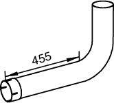 Труба выхлопного газа DINEX 48221