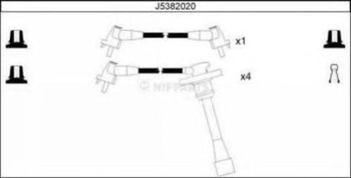 Комплект проводов зажигания NIPPARTS J5382020