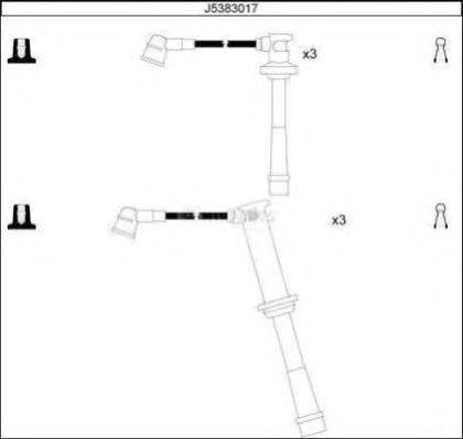 Комплект проводов зажигания NIPPARTS J5383017