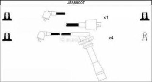 Комплект проводов зажигания NIPPARTS J5386007