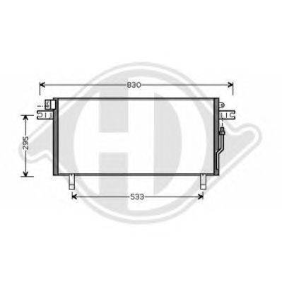 Конденсатор, кондиционер DIEDERICHS 8601608