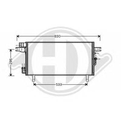 Конденсатор, кондиционер DIEDERICHS 8601609