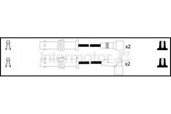 Комплект проводов зажигания STANDARD 76212